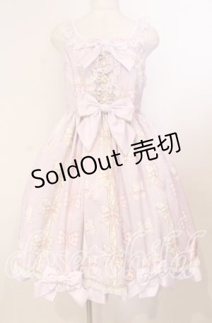 画像: Angelic Pretty / Jewelry Ribbon Princessジャンパースカート  ラベンダー O-25-11-14-014-AP-OP-OW-OS