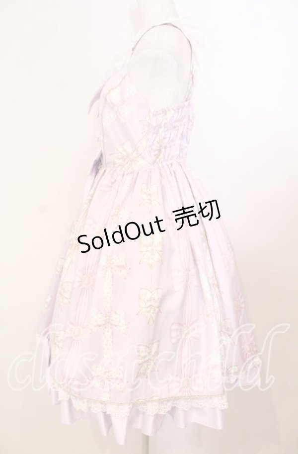 画像4: Angelic Pretty / Jewelry Ribbon Princessジャンパースカート  ラベンダー O-25-11-14-014-AP-OP-OW-OS (4)