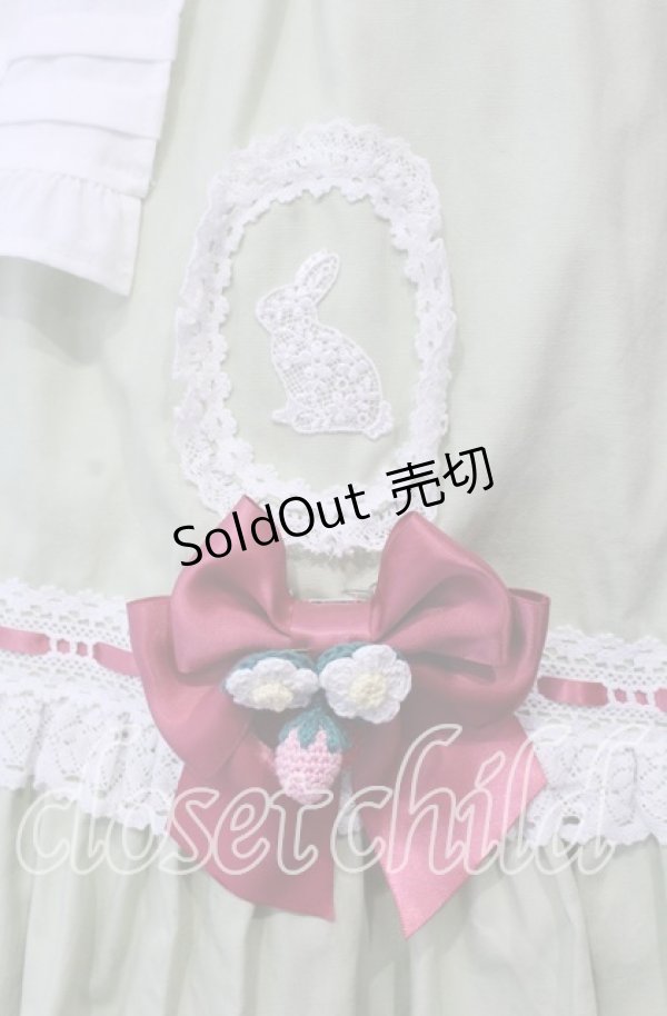 画像3: Dream Syndrome / いちごうさぎ　ジャンパースカート  グリーン O-25-11-14-015-LO-OP-OW-ZT214 (3)