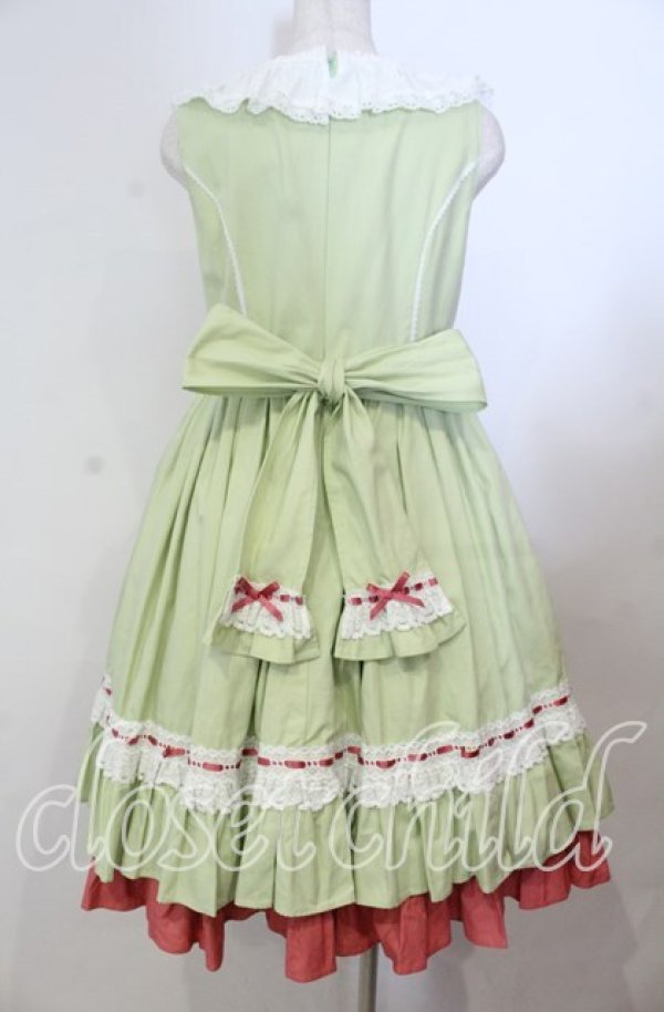 画像5: Dream Syndrome / いちごうさぎ　ジャンパースカート  グリーン O-25-11-14-015-LO-OP-OW-ZT214 (5)