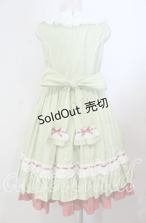 画像5: Dream Syndrome / いちごうさぎ　ジャンパースカート  グリーン O-25-11-14-015-LO-OP-OW-ZT214 (5)