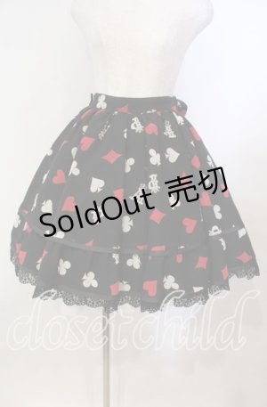画像: Angelic Pretty / Royal Cardsスカート  クロ O-25-11-14-016-AP-SK-OW-OS