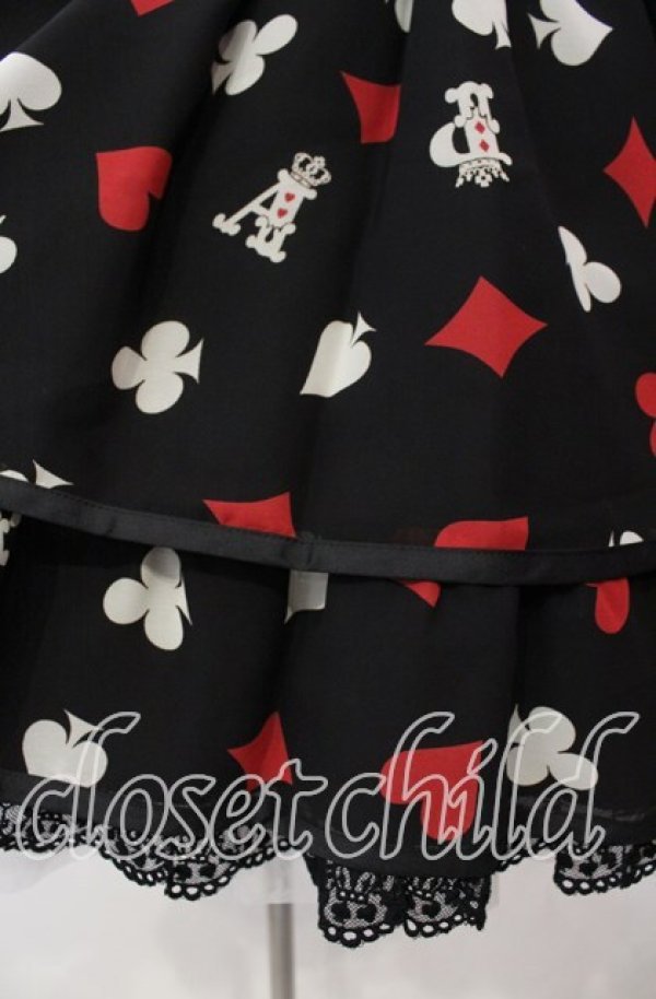 画像2: Angelic Pretty / Royal Cardsスカート  クロ O-25-11-14-016-AP-SK-OW-OS (2)