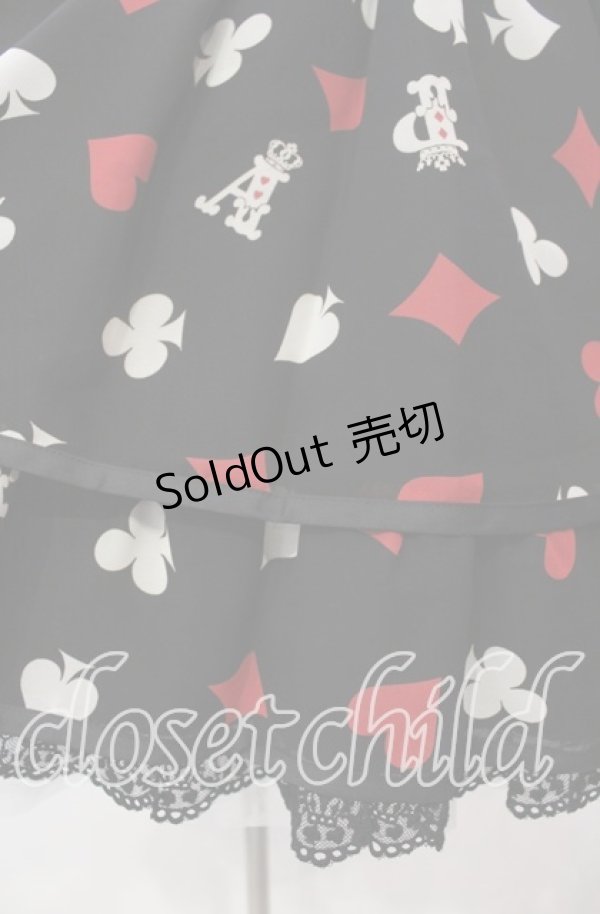 画像2: Angelic Pretty / Royal Cardsスカート  クロ O-25-11-14-016-AP-SK-OW-OS (2)