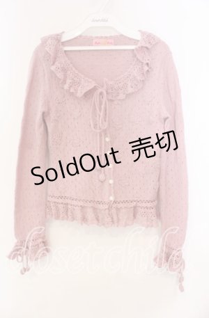 画像: Angelic Pretty / お花モチーフカーディガン【旧タグ】  ピンク O-25-11-14-020-AP-TO-IG-OS