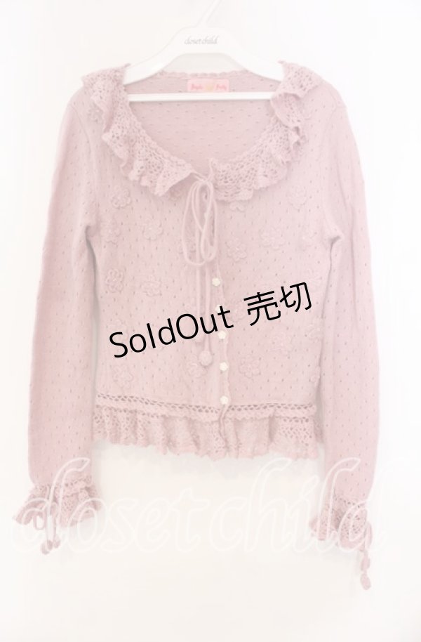 画像1: Angelic Pretty / お花モチーフカーディガン【旧タグ】  ピンク O-25-11-14-020-AP-TO-IG-OS (1)