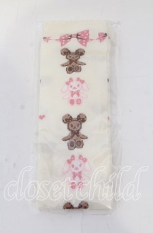 画像: BABY,THE STARS SHINE BRIGHT / くみゃちゃんのSweet Heart Check柄オーバーニーソックス  アイボリー O-25-11-15-001-BA-ZA-OW-OS