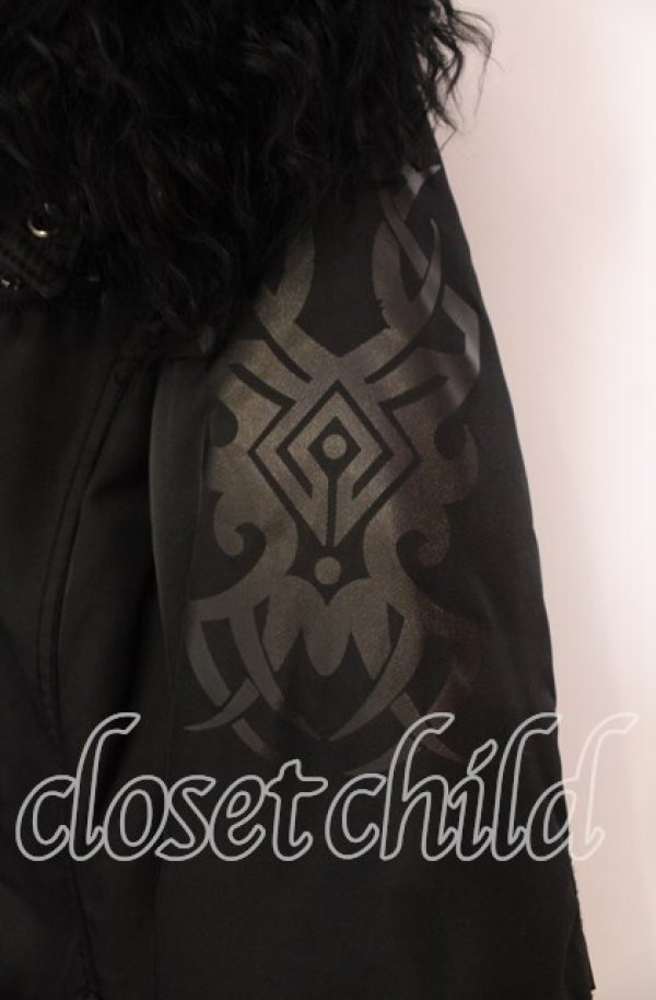 画像3: Qutie Frash / ミリタリーブルゾン  ブラック O-25-11-15-024-QU-JA-OW-C028 (3)