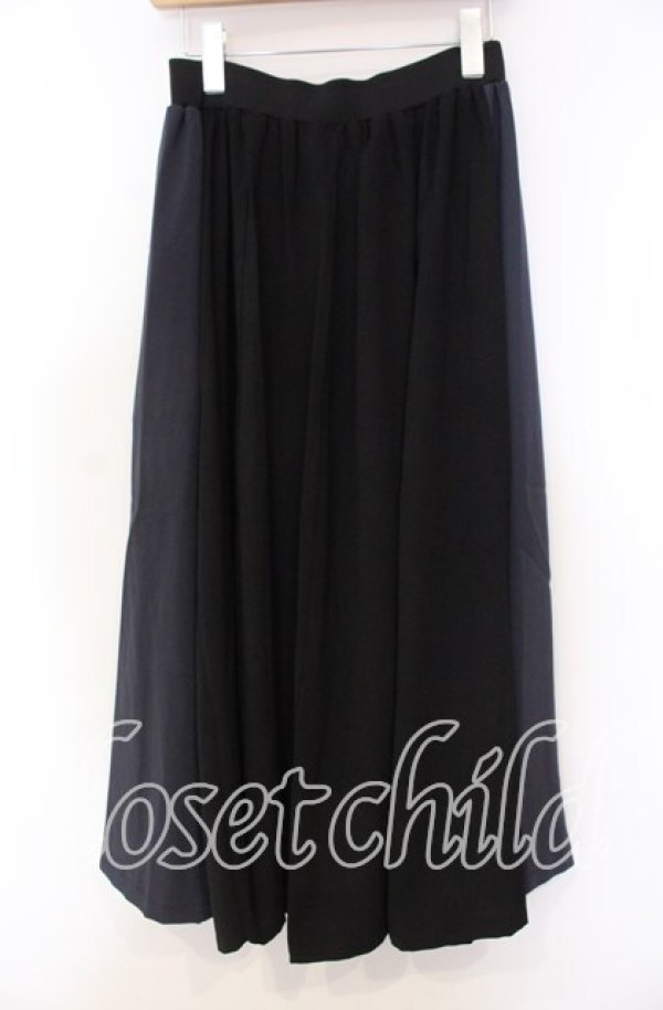 画像3: Qutie Frash / 和柄プリーツロングスカート  ブルー O-25-11-15-028-QU-SK-OW-OS (3)