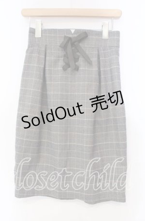 画像: 【SALE】Fi.n.t / フロントレースアップタイトスカート  グレー O-25-11-15-031-CA-SK-IG-ZT522