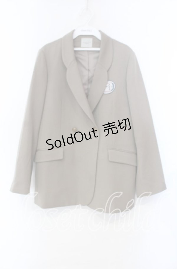 画像1: Maison de FLEUR Petite Robe canone / コレットのガーデンジャケット M ベージュ O-25-11-15-035-EL-JA-OW-OS (1)