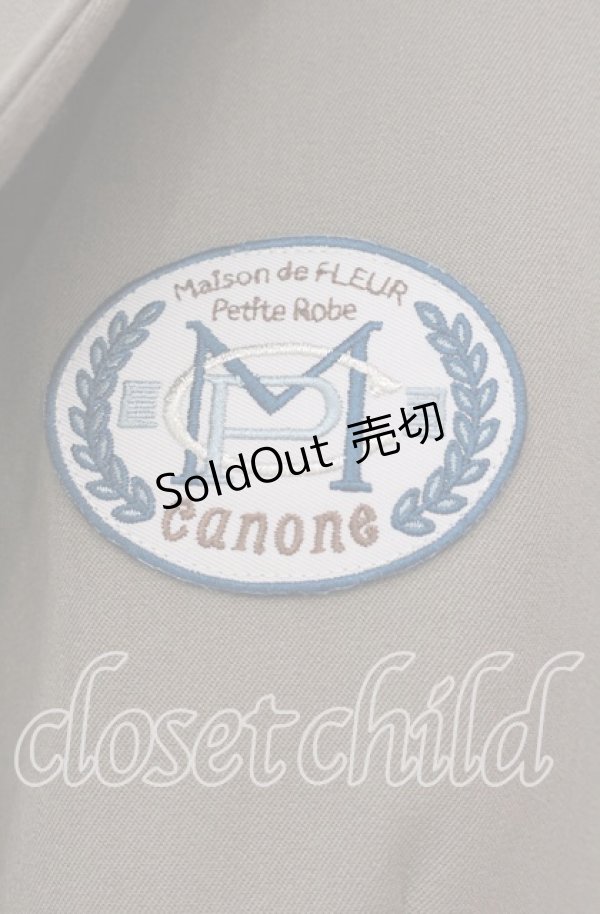 画像2: Maison de FLEUR Petite Robe canone / コレットのガーデンジャケット M ベージュ O-25-11-15-035-EL-JA-OW-OS (2)