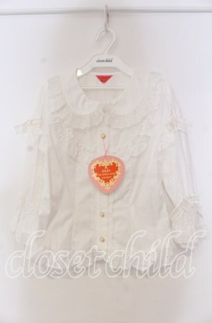 画像: BABY,THE STARS SHINE BRIGHT / レーシィフローラルブラウス  シロ O-25-11-15-037-BA-BL-OW-OS