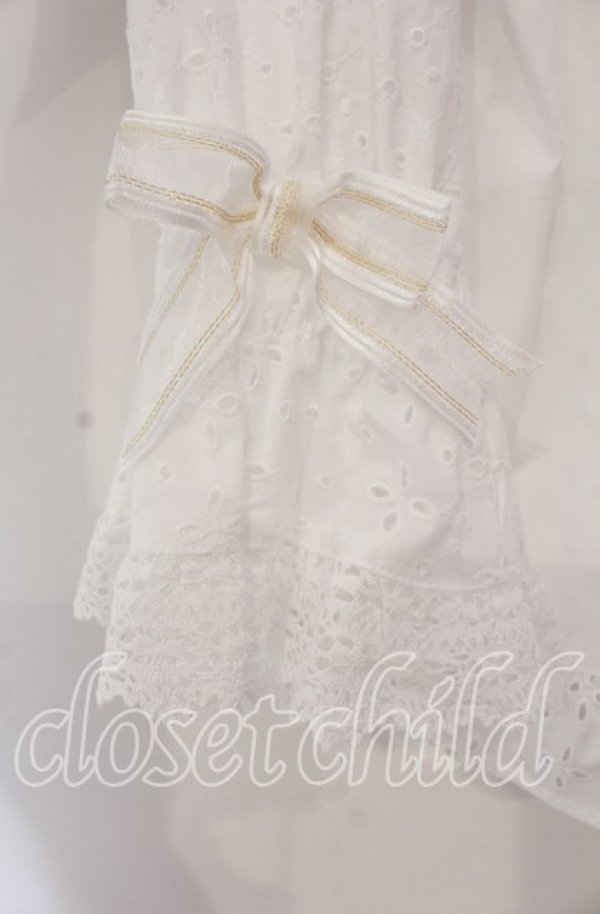 画像3: BABY,THE STARS SHINE BRIGHT / レーシィフローラルブラウス  シロ O-25-11-15-037-BA-BL-OW-OS (3)