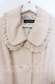 画像2: L'EST ROSE / レース配色丸襟コート  ベージュ O-25-11-15-040-LO-CO-IG-OS (2)