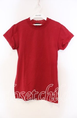 画像: Jean Paul GAULTIER / HOMME レース切り替えトップス  レッド O-25-11-15-042-GO-TO-IG-OS