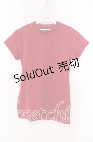 画像: Jean Paul GAULTIER / HOMME レース切り替えトップス  レッド O-25-11-15-042-GO-TO-IG-OS