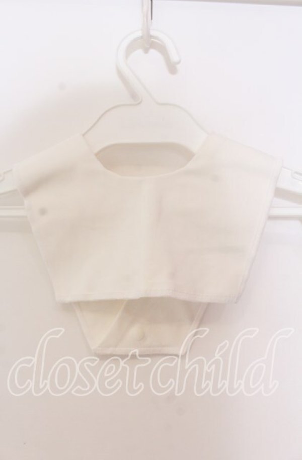 画像2: marcHenTica / 半衿風つけ襟  シロ O-25-11-15-048-LO-ZA-IG-ZT432 (2)