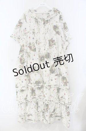 画像: PINK HOUSE / 葡萄プリントワンピース【お直しあり】  オフシロ O-25-11-15-049-LO-OP-IG-OS