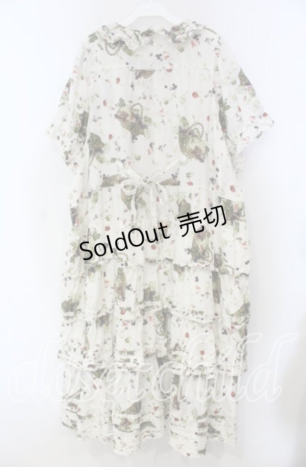 画像4: PINK HOUSE / 葡萄プリントワンピース【お直しあり】  オフシロ O-25-11-15-049-LO-OP-IG-OS (4)