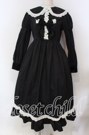 画像: Eri Aino's Collaboration / TTAINベロアリボンOP シャーロットの水曜日 ワンピース Ｓ クロ×シロ O-25-11-15-006-LO-OP-IG-OS