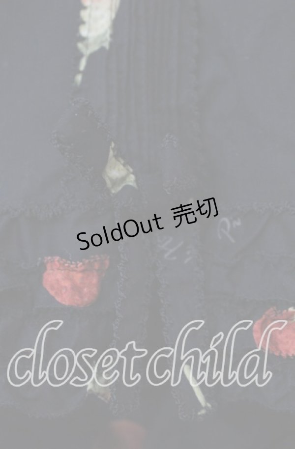 画像3: PINK HOUSE / ストロベリープリント段々ワンピース【お直しあり】  クロ O-25-11-15-052-LO-OP-IG-OS (3)