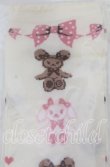 画像2: BABY,THE STARS SHINE BRIGHT / くみゃちゃんのSweet Heart Check柄オーバーニーソックス  アイボリー O-25-11-15-001-BA-ZA-OW-OS (2)