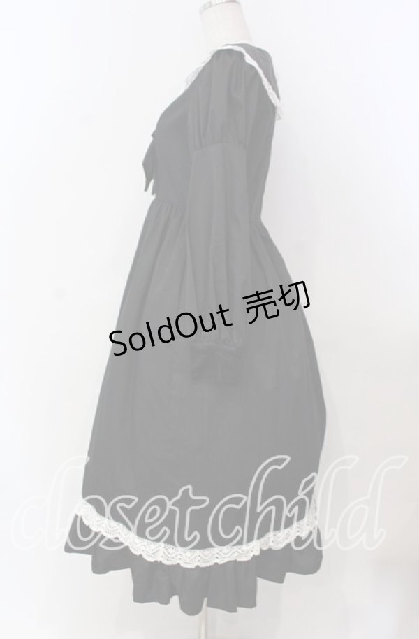 画像3: Eri Aino's Collaboration / TTAINベロアリボンOP シャーロットの水曜日 ワンピース Ｓ クロ×シロ O-25-11-15-006-LO-OP-IG-OS (3)