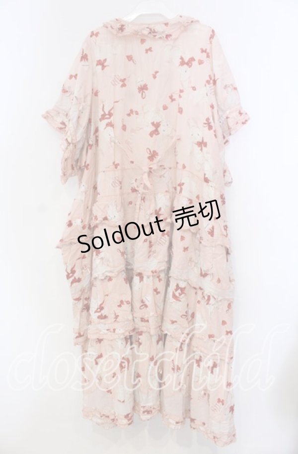画像4: PINK HOUSE / ツインラビットワンピース【お直しあり】  ピンク O-25-11-15-056-LO-OP-IG-OS (4)