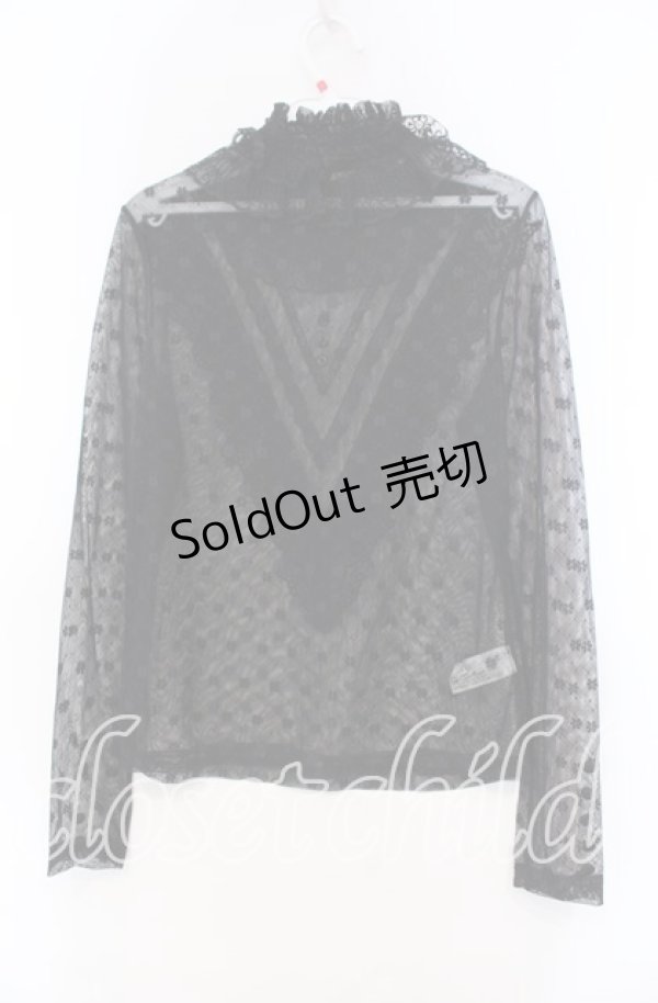 画像3: Hoshibako Works / エアリーフローラブラウス  クロ O-25-11-15-058-LO-BL-IG-OS (3)