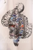 画像2: Xfrm / ショルダージップグラフィックBIG Tシャツ 3 ホワイト O-25-11-15-062-PU-TO-IG-OS (2)
