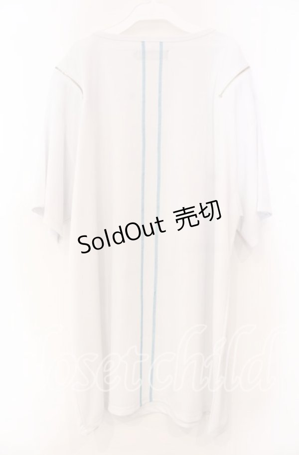 画像3: Xfrm / ショルダージップグラフィックBIG Tシャツ 3 ホワイト O-25-11-15-062-PU-TO-IG-OS (3)