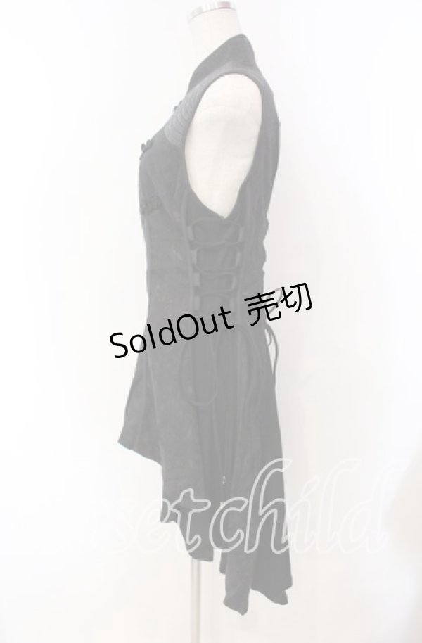 画像3: Qutie Frash / チャイナワンピ  ブラック O-25-11-15-070-QU-OP-OW-OS (3)