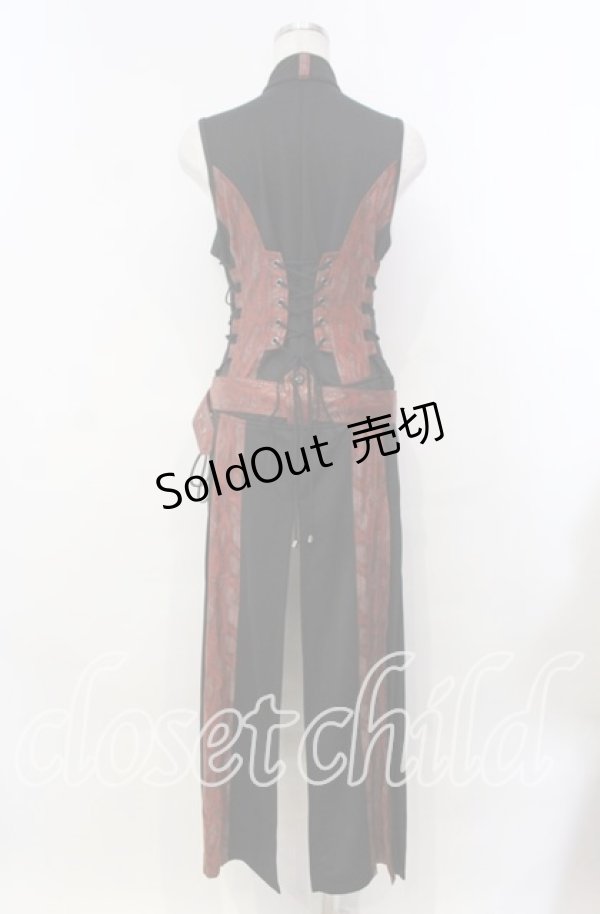 画像5: Qutie Frash / ベルトロングベスト  レッド O-25-11-15-073-QU-TO-OW-OS (5)