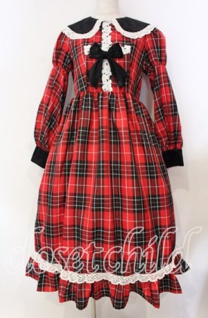 画像: Eri Aino's Collaboration / TTAINベロアリボンOP シャーロットの水曜日 ワンピース Ｓ アカ O-25-11-15-008-LO-OP-IG-OS