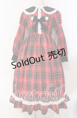 画像: Eri Aino's Collaboration / TTAINベロアリボンOP シャーロットの水曜日 ワンピース Ｓ アカ O-25-11-15-008-LO-OP-IG-OS