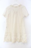 画像4: PINK HOUSE / レース配色シャツチュニック  アイボリー O-25-11-15-079-LO-OP-IG-OS (4)