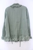 画像4: PINK HOUSE / タックピコフリルブラウス  グリーン O-25-11-15-082-LO-BL-IG-OS (4)