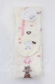 画像3: BABY,THE STARS SHINE BRIGHT / くみゃちゃんのSweet Heart Check柄オーバーニーソックス  アイボリー O-25-11-15-001-BA-ZA-OW-OS (3)