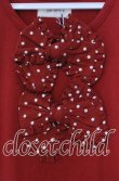 画像2: pa.se.ri. / ドットリボンTシャツ  アカ O-25-11-15-089-LO-TO-IG-OS (2)