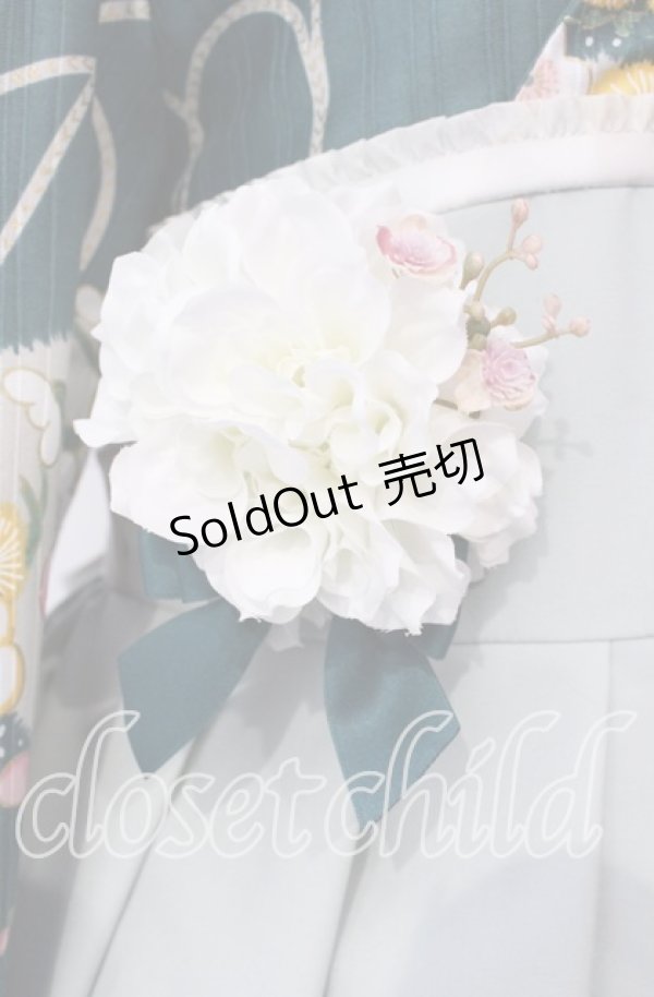 画像3: marcHenTica / 大和撫子袴風ワンピース  御納戸色 O-25-11-15-012-LO-OP-IG-OS (3)