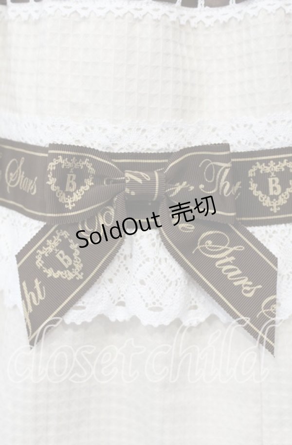 画像4: BABY,THE STARS SHINE BRIGHT / Waffle Cottonティアードジャンパースカート  キナリ O-25-11-15-014-BA-OP-OW-OS (4)