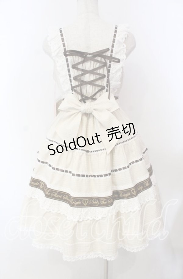 画像6: BABY,THE STARS SHINE BRIGHT / Waffle Cottonティアードジャンパースカート  キナリ O-25-11-15-014-BA-OP-OW-OS (6)