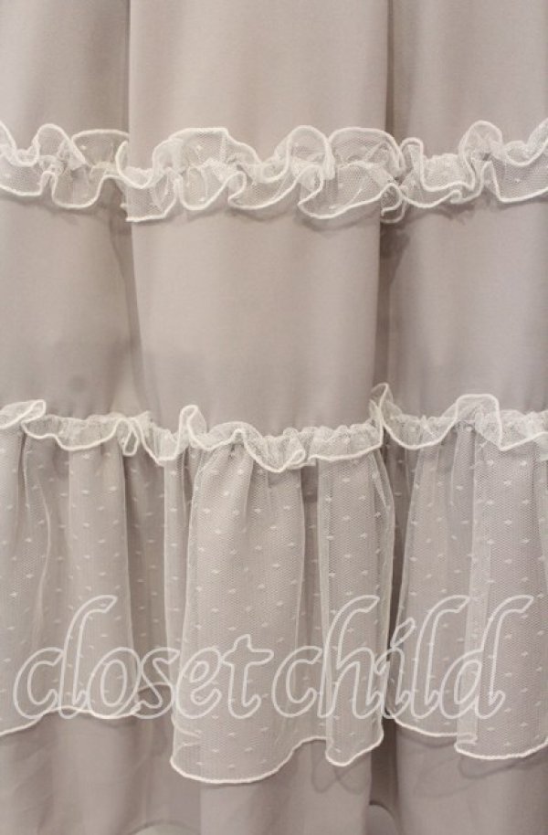 画像3: axes femme kawaii / プチリボンワンピース  グレー（公式色展開） O-25-11-15-017-AX-OP-IG-OS (3)