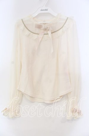 画像: Angelic Pretty / エンジェルシフォン切替カットソー  アイボリー O-25-11-15-021-AP-TO-OW-OS