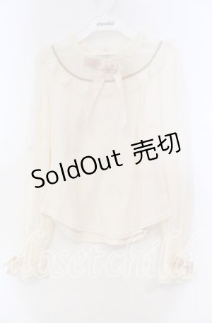 画像: Angelic Pretty / エンジェルシフォン切替カットソー  アイボリー O-25-11-15-021-AP-TO-OW-OS