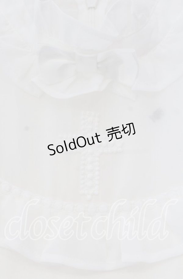 画像2: Angelic Pretty / Dreamy Crossカットソー  シロ O-25-11-15-022-AP-TO-OW-OS (2)