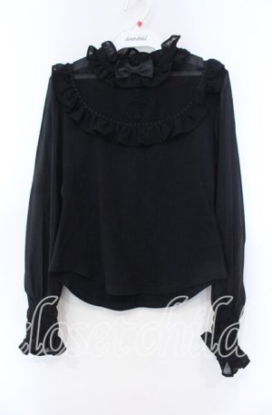 画像: Angelic Pretty / Dreamy Crossカットソー  クロ O-25-11-15-023-AP-TO-OW-OS