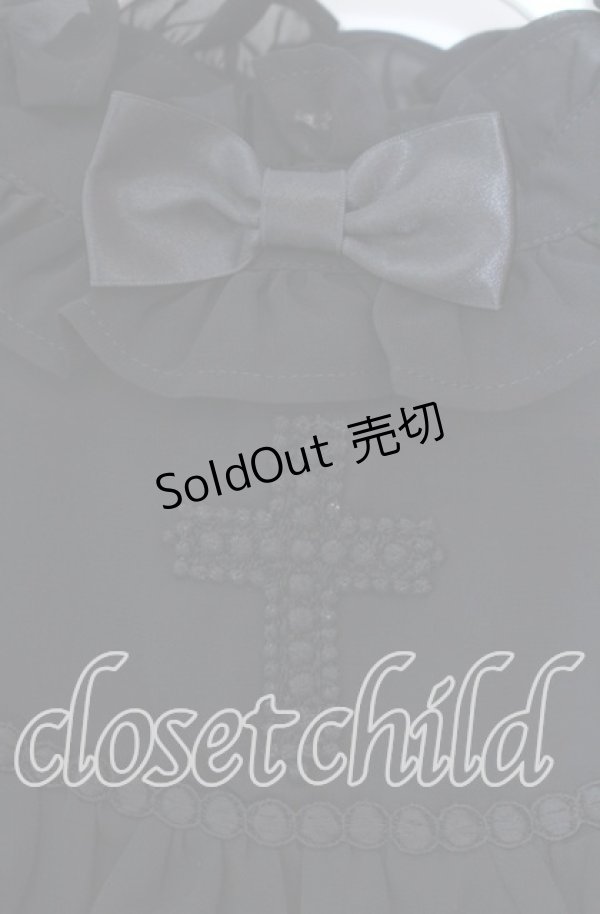 画像2: Angelic Pretty / Dreamy Crossカットソー  クロ O-25-11-15-023-AP-TO-OW-OS (2)