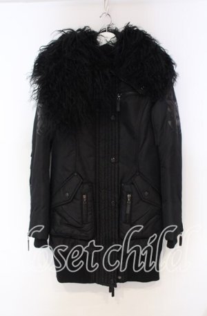 画像: Qutie Frash / ミリタリーブルゾン  ブラック O-25-11-15-024-QU-JA-OW-OS